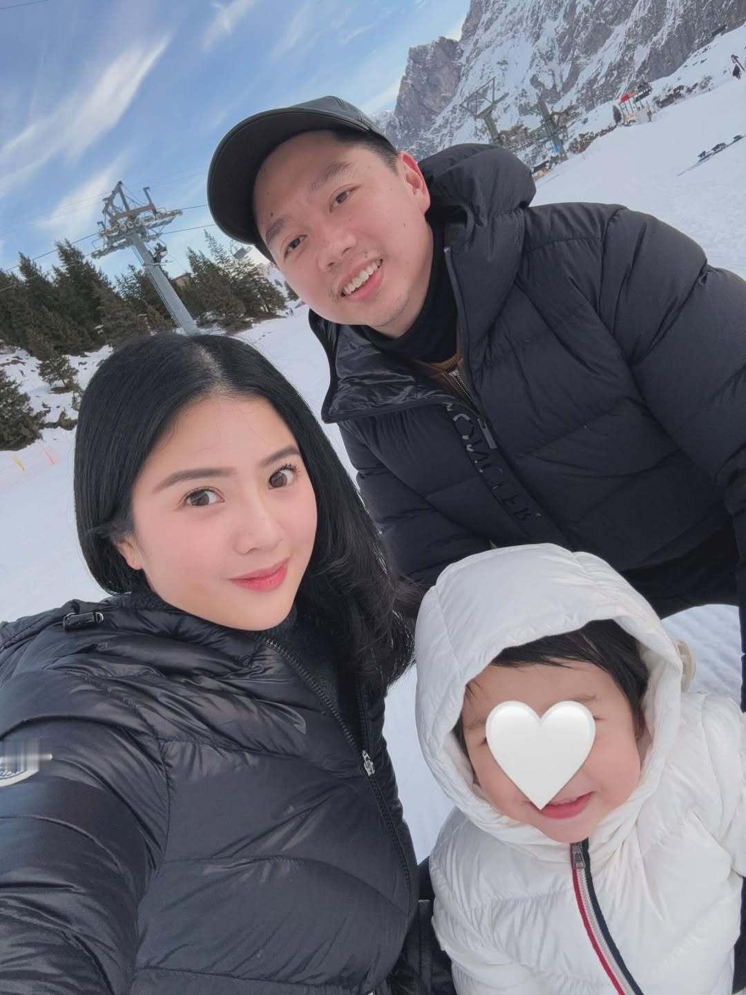 苏卡穆约一家在瑞士旅游 