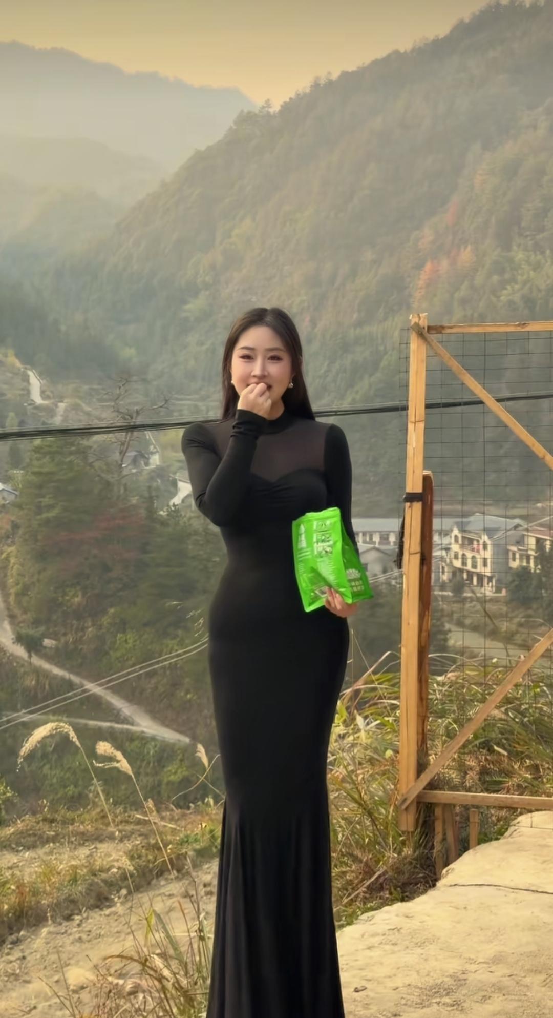 山里去玩，有美景，美女，美食。分享小姐姐的美丽照片 女生什么样的体型才算美?