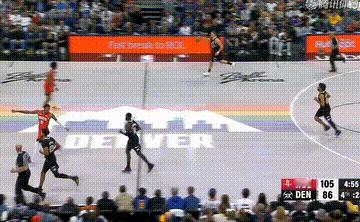 阿门-汤普森抢断暴扣，掘金落后21分，撤下主力！火箭vs掘金