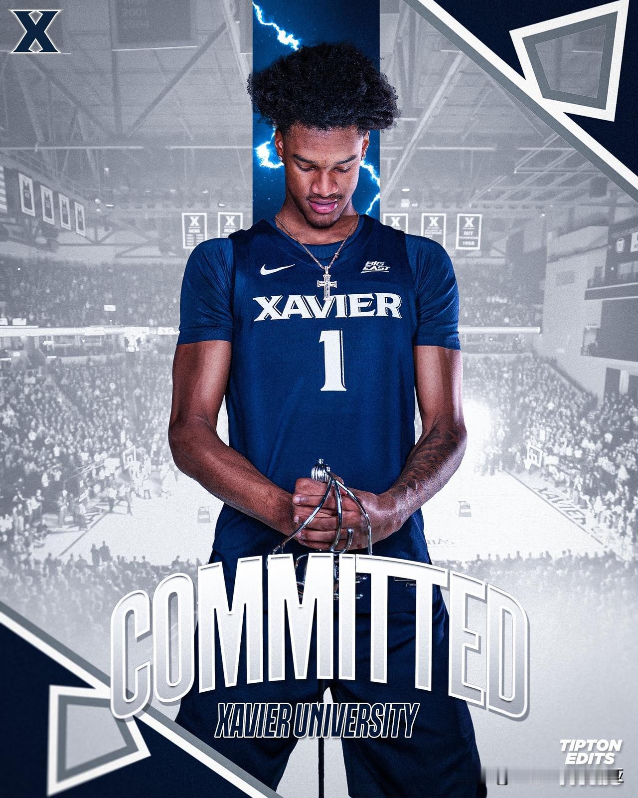 四星大前锋Asher Elson宣布承诺NCAA男篮 泽维尔大学，来自纽约布鲁克