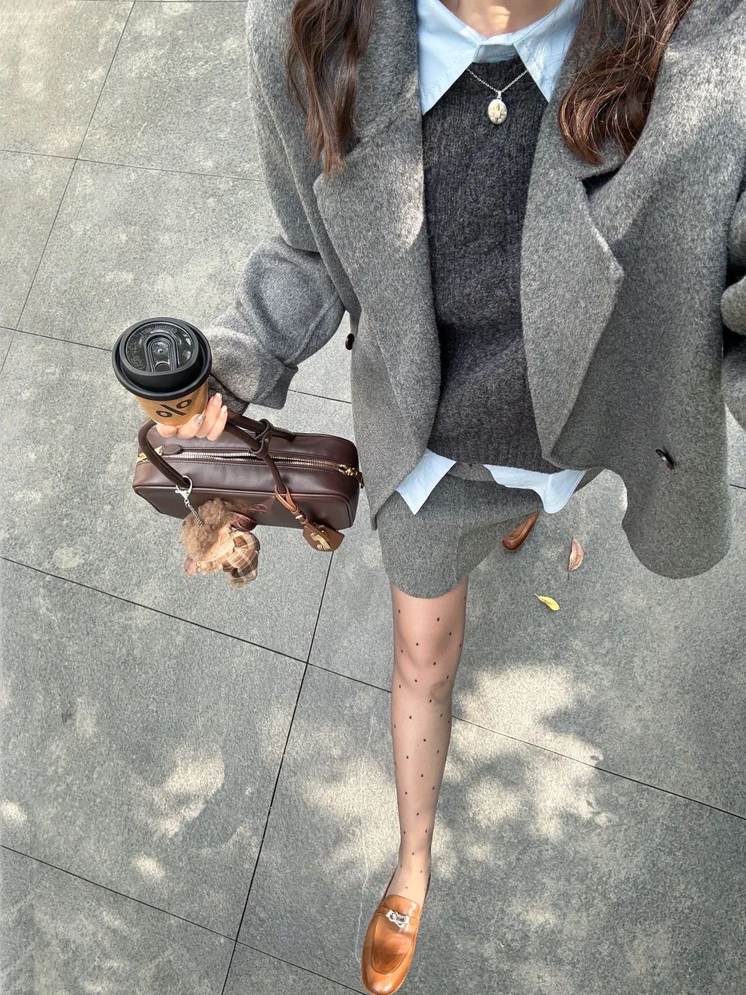 秋冬穿的漂亮大衣🍂基础款叠穿也太绝了叭！