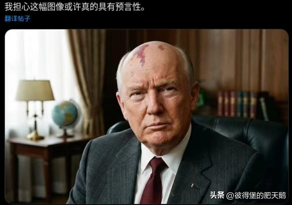 没事，即便是美国解体了，作为前总统的川宝，还是可以去给必胜客、麦当劳等知名企业拍