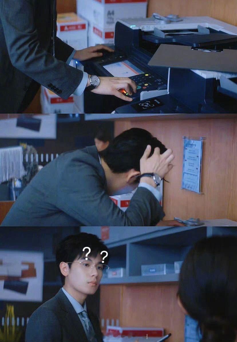 胡先煦意念打印第一人 江晨这个角色被胡先煦演活了！从信心满满到面对打印机瞬间懵圈