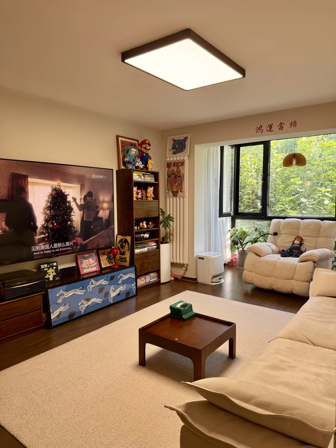 北京暴雨天，宅家的幸福感🏡