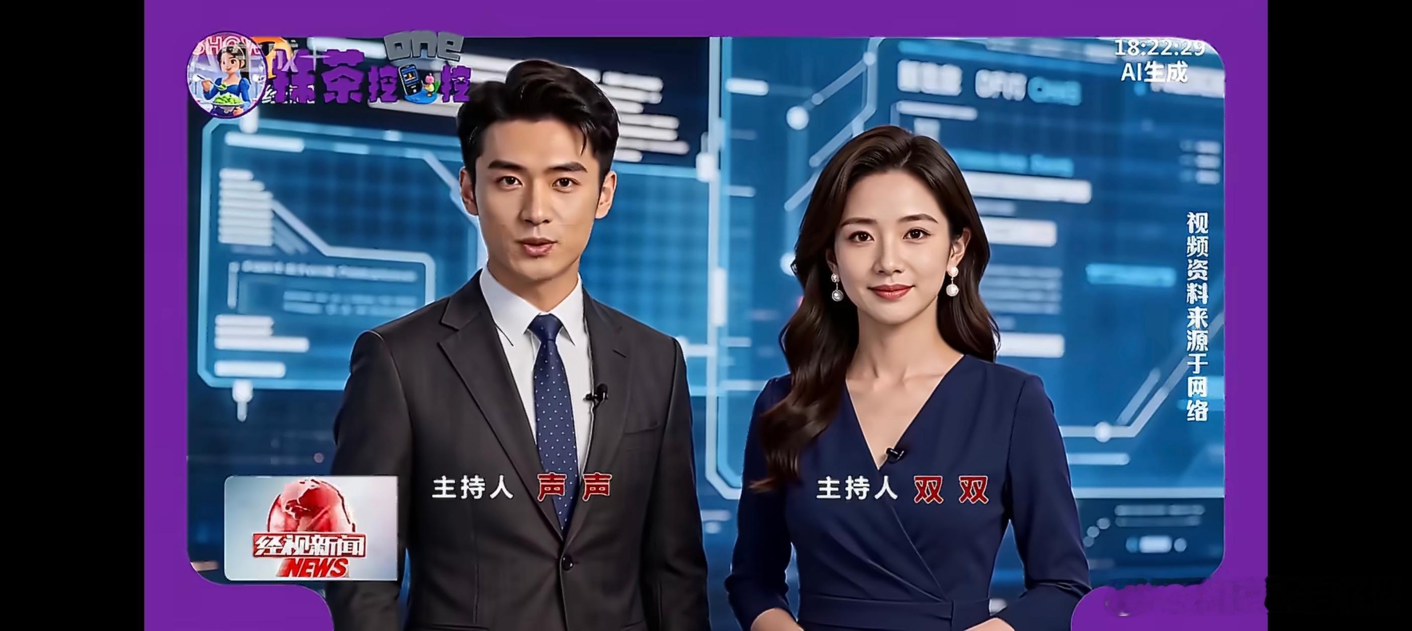 湖南广电 AI播新闻额，还是接受不太了AI做新闻主持人这事，而且还是AI味这么浓