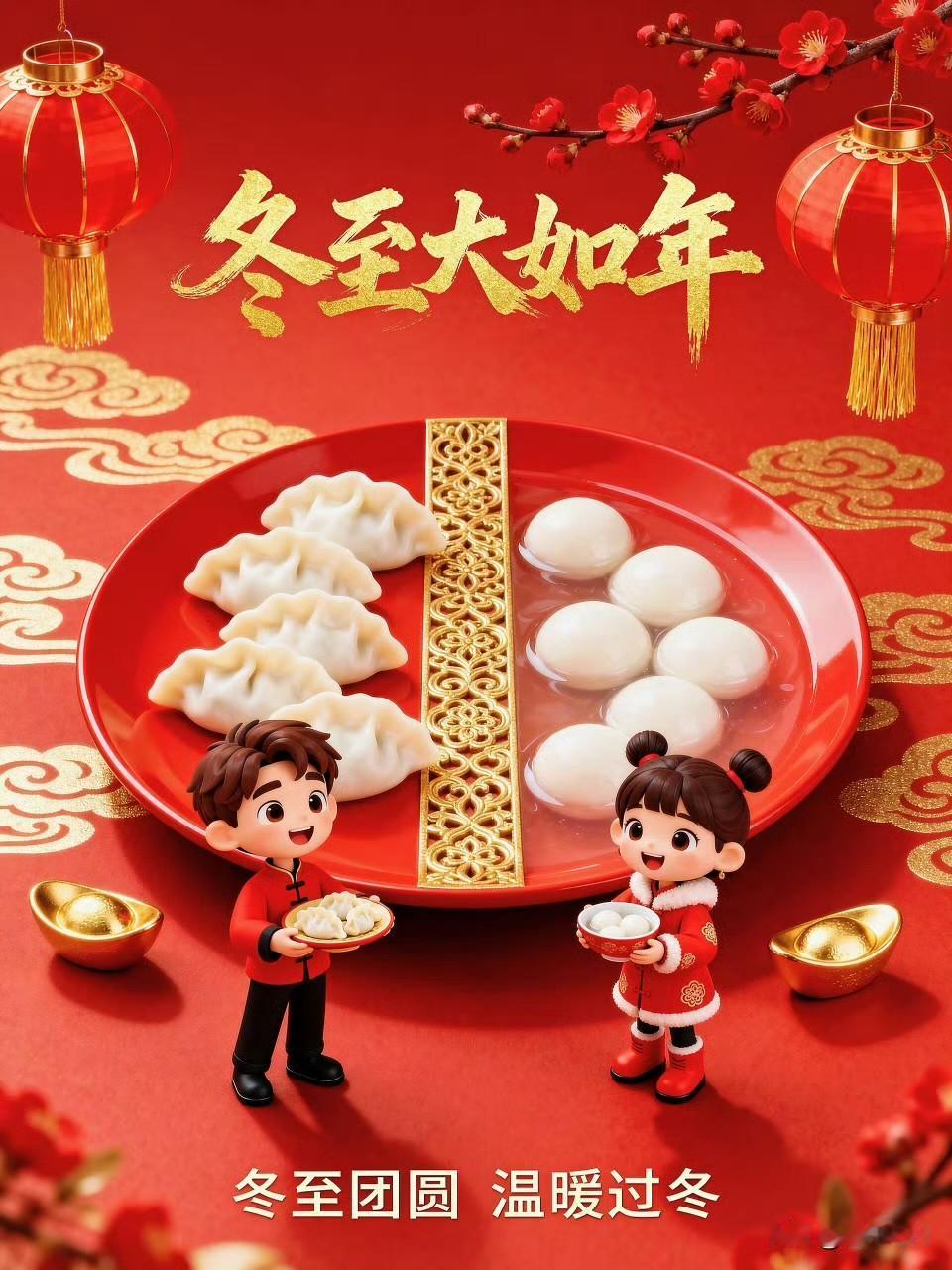 冬至，福至，你至
美好如期而至