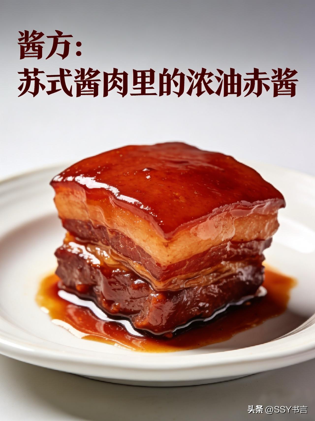 《酱方：苏式酱肉里的浓油赤酱》

酱方是苏式酱肉的代表，也是苏州人过年必备的年味