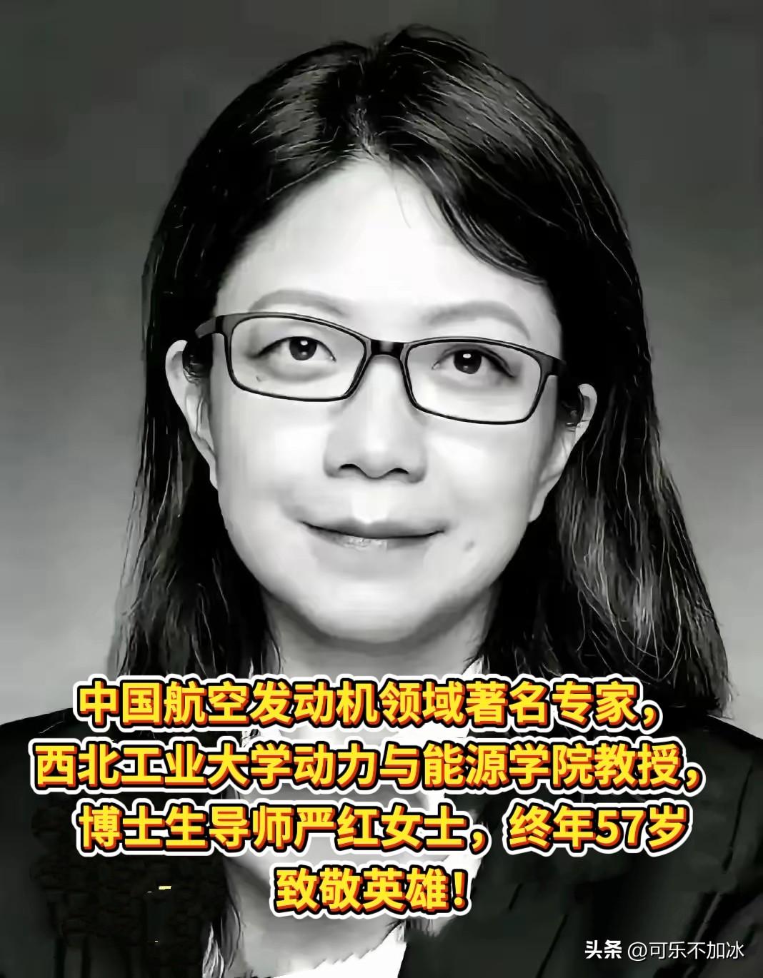 3月24日，西工大严红教授安静离开了我们。这位深耕航空发动机方向的博导，一生低调