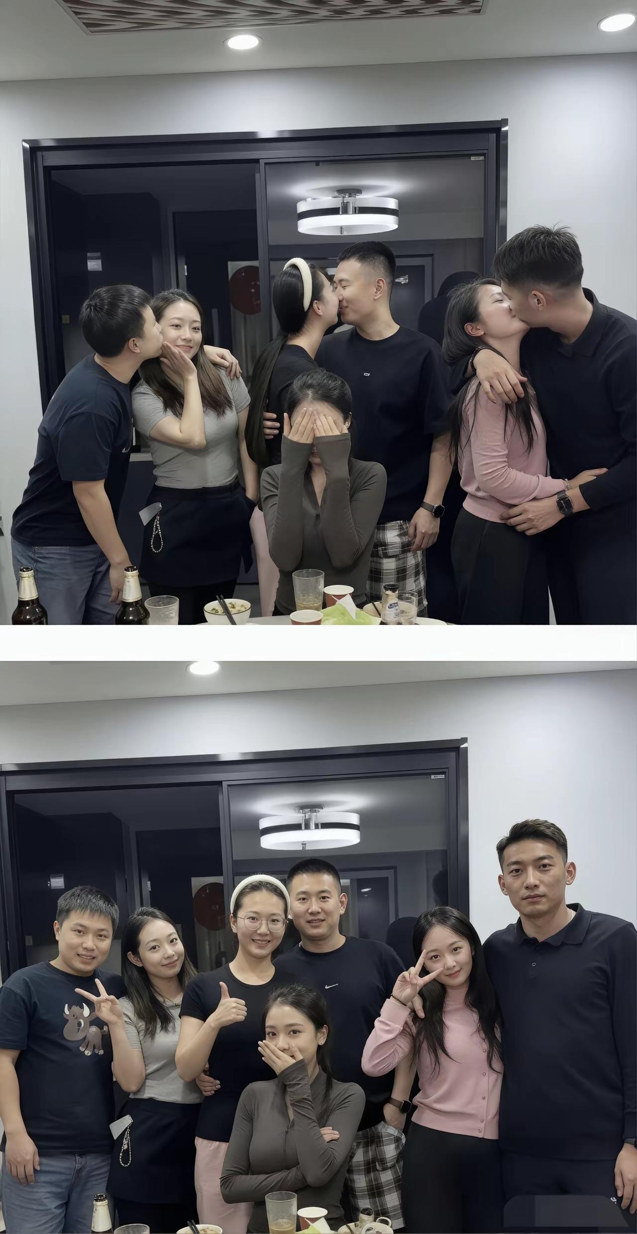 为什么最漂亮的往往都单身？
图中七个人，后面的三对不说颜值不好看，但是我感觉就四