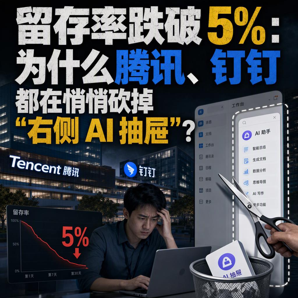 很多人以为AI塞进侧边栏是升级，但过去一年半的数据告诉我们，这条路早就走到头了。