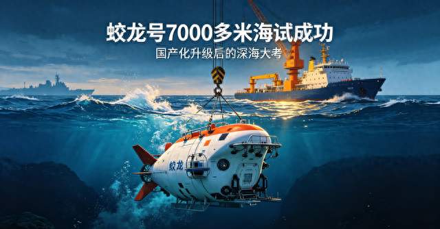 再探七千米！升级蛟龙号海试圆满成功，国产化技术迎来大突破