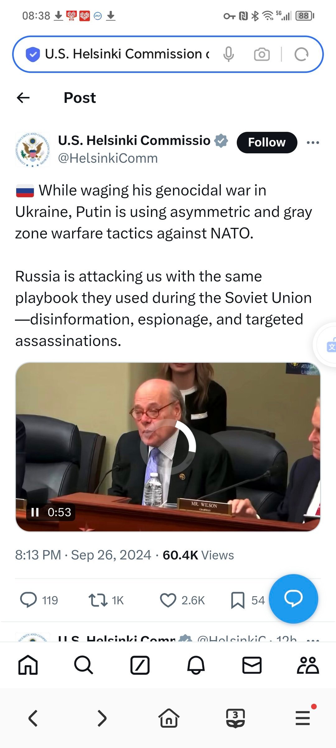 联合国大会上的欧美代表发言：普惊在乌克兰发动种族灭绝战争的同时，他正在使用非对称