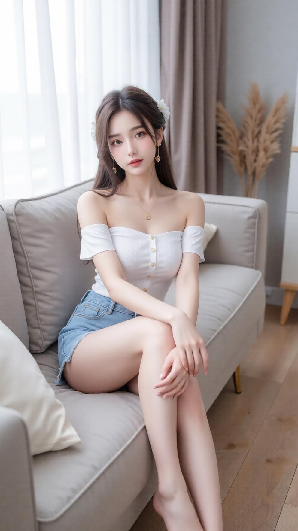 清新自然，少女心爆棚的居家穿搭