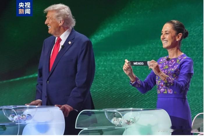 【特朗普首次会见辛鲍姆，探讨美加墨世界杯及关税问题】特朗普会见辛鲍姆讨论世界杯 