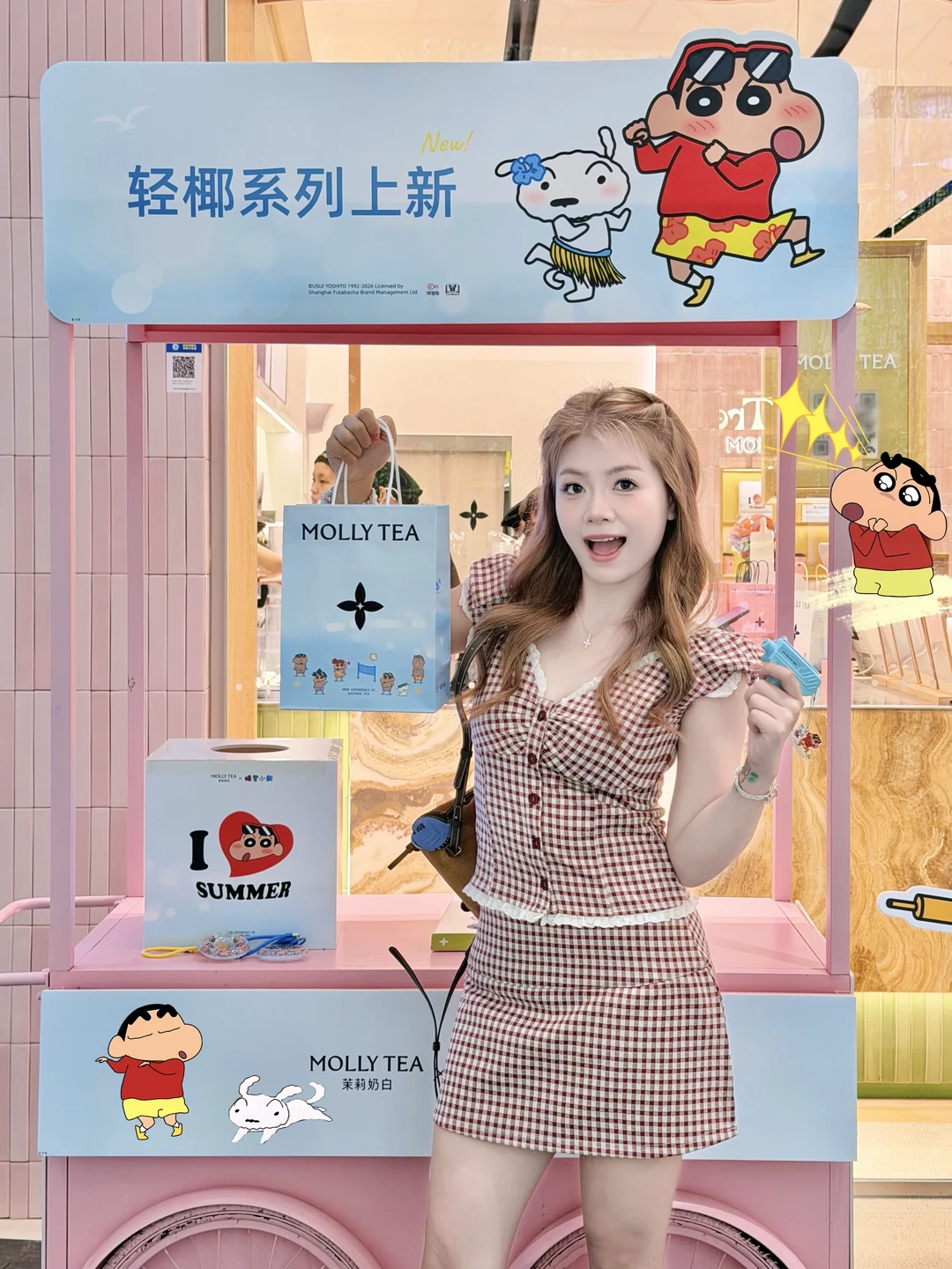 🏖️茉门夏日漂亮水！蜡笔小新打卡来啦～