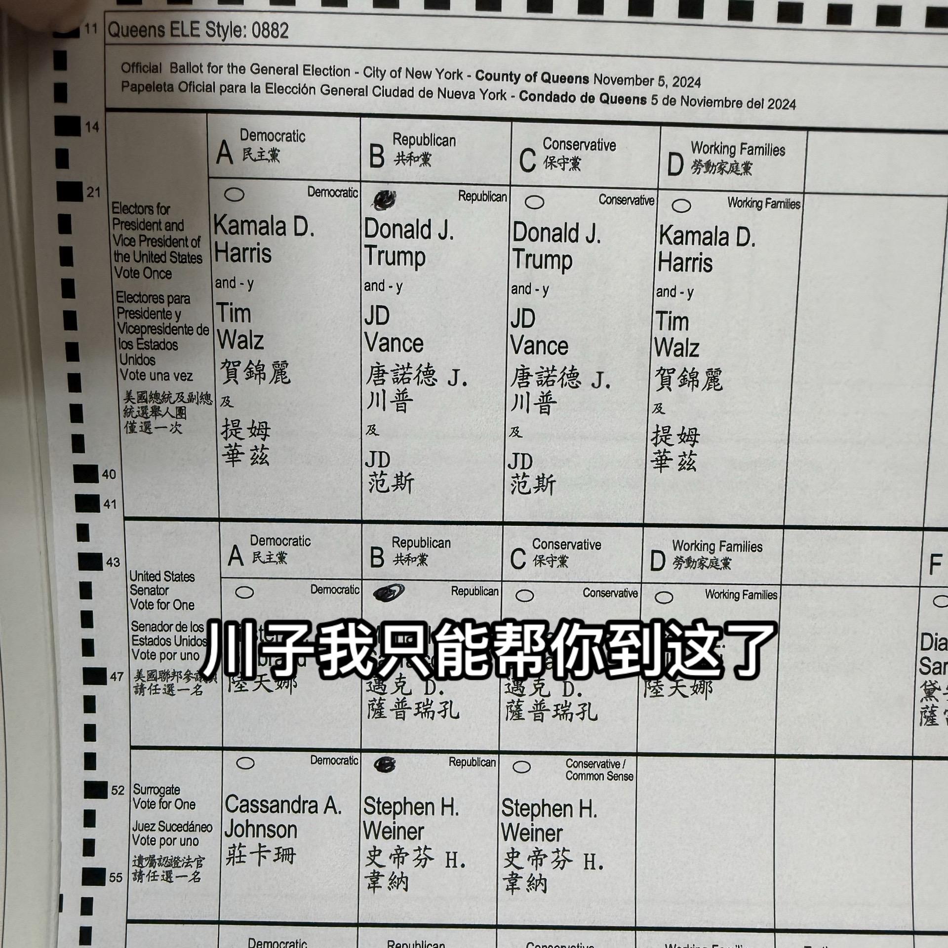 大选 大选投票 美国大选 川普