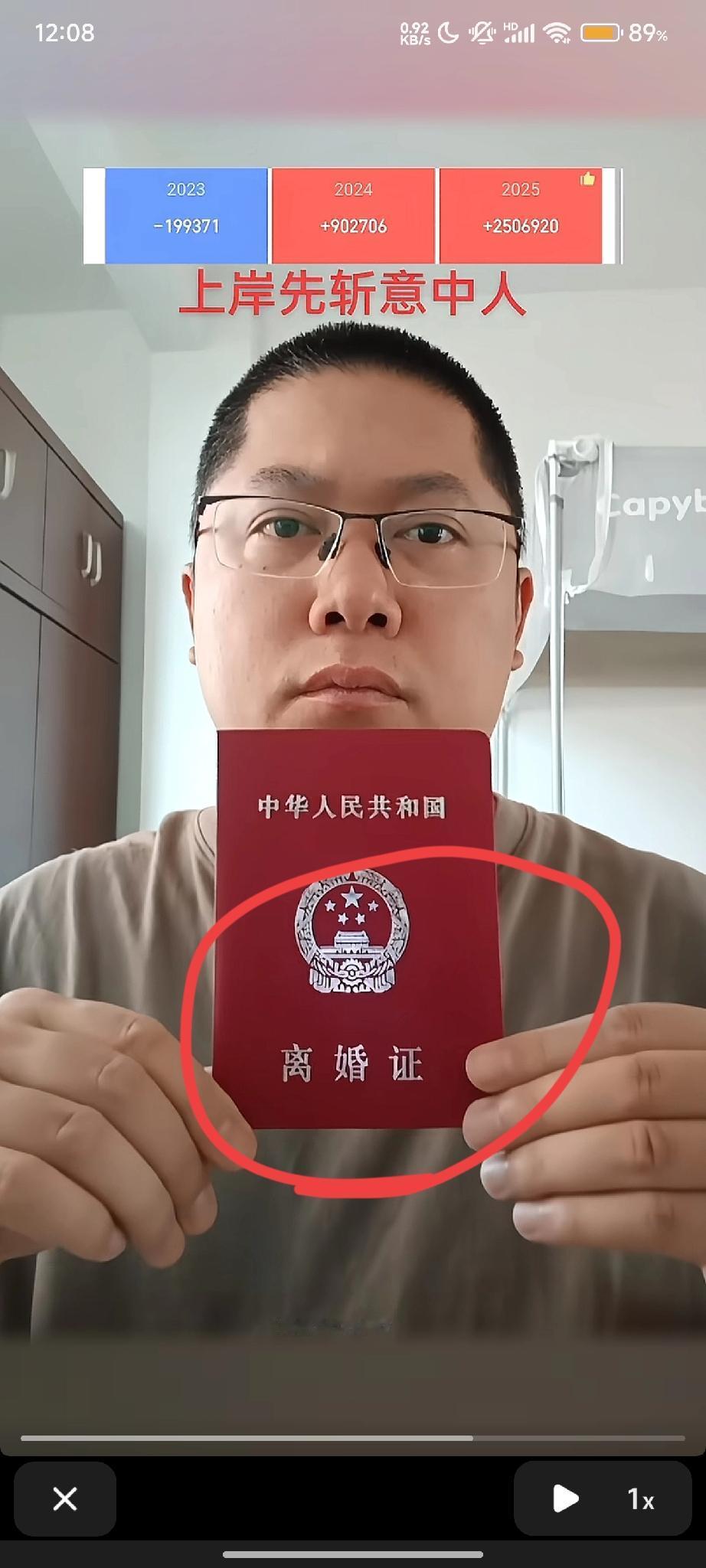 离婚也有高抛低吸，前妻快哭晕了吧，这哥们股市亏了小20W老婆和他离婚，离婚后直接