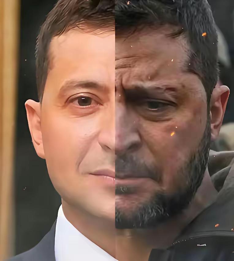 不到四年时间，泽连斯基到底经历了什么？曾经那个光鲜亮丽的奶油小生，硬生生被磨成了