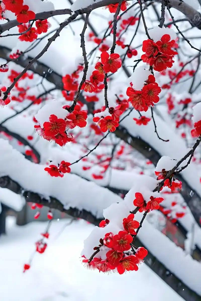 暗香漫东湖 “初雪染梅枝，暗香漫东湖”，这场景光是想想就美到极致。2026年初雪