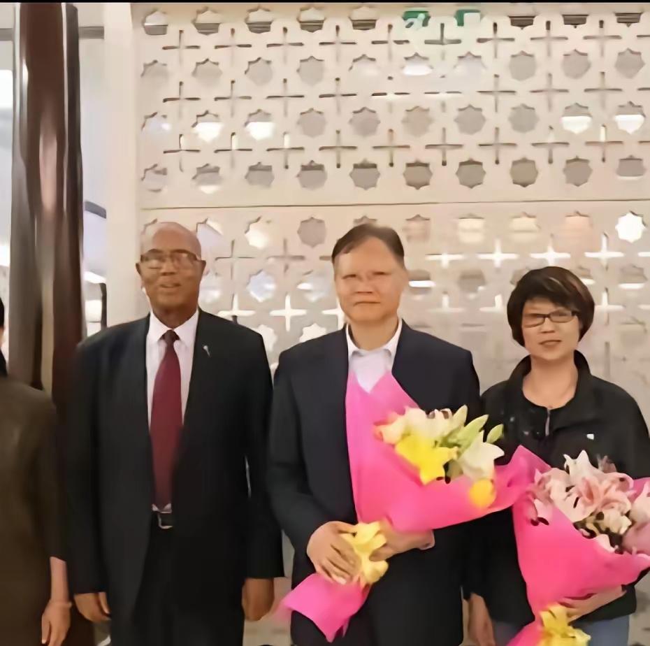 中国驻印度大使馆的现役骨干。
大使徐飞洪，公使郭策、马咖、王雨蕾，公参陈建军、王