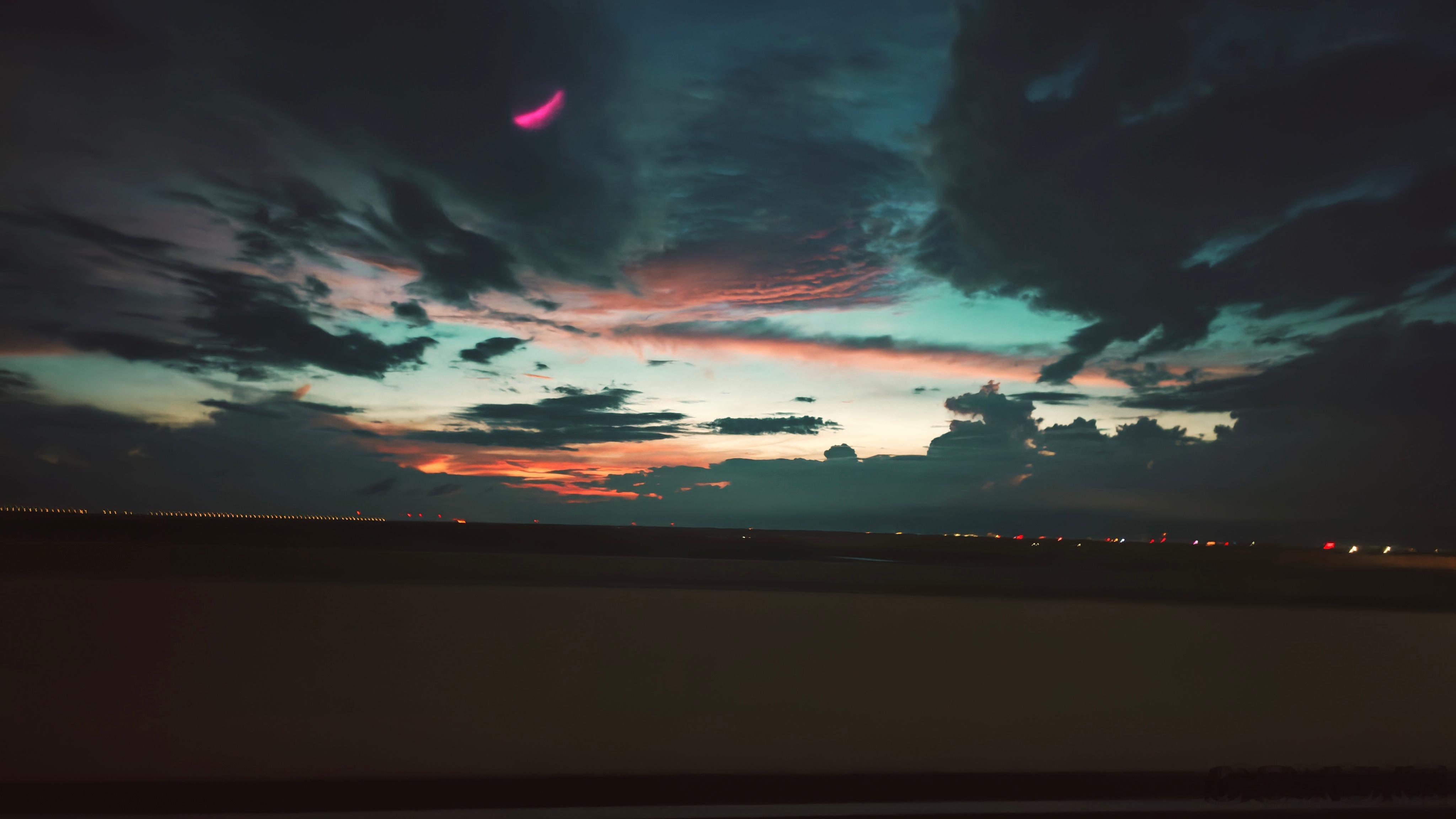 下完雨的天空，真美呀！！！ 焦作·人民胜利渠渠首