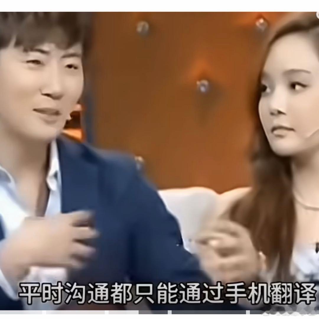曝蔡琳高梓淇都不愿意为对方学习语言所以这就是蔡琳和高梓淇离婚的原因 ，那谈恋爱时