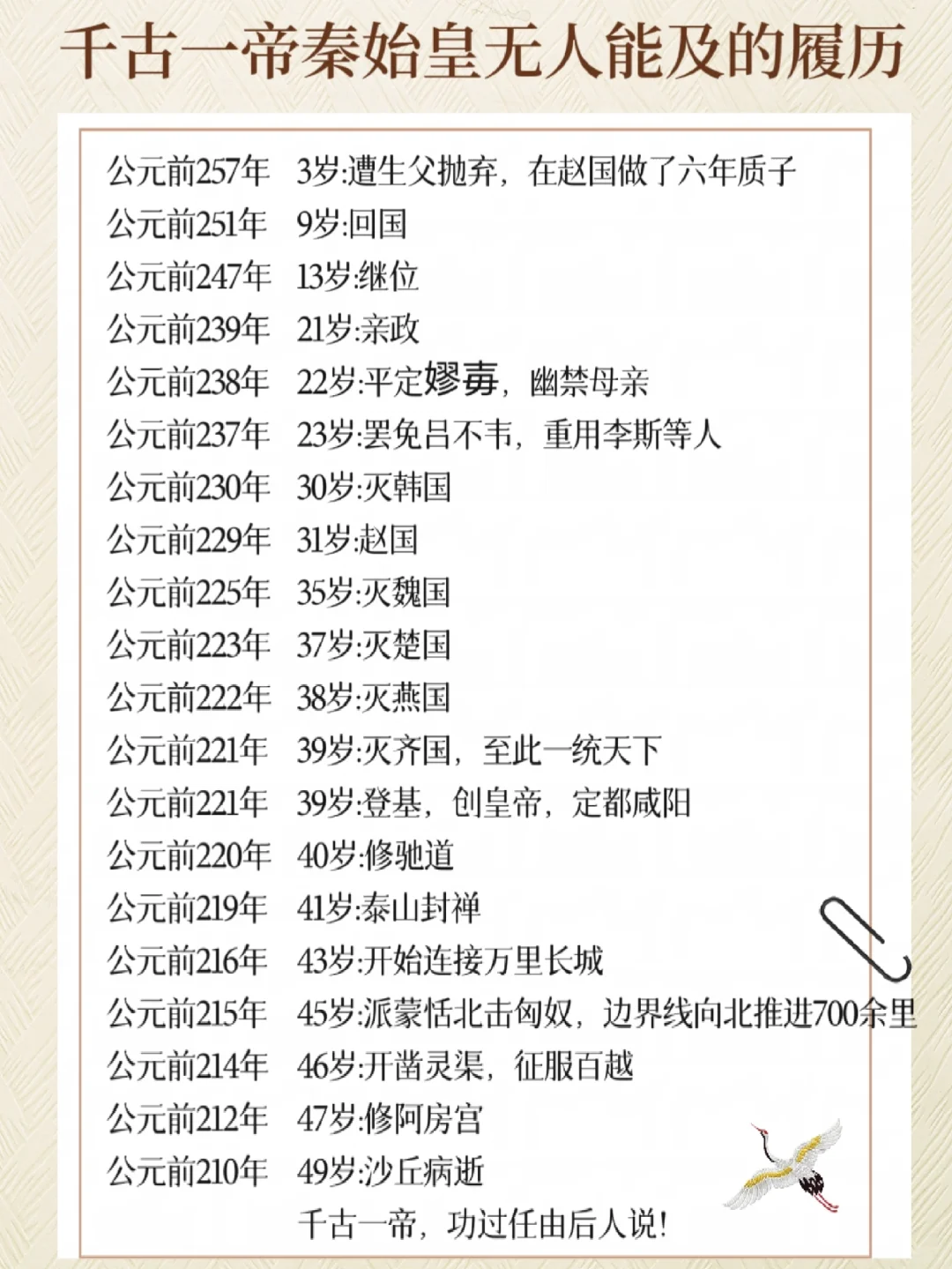 千古一帝为何会背上千古骂名？🤔