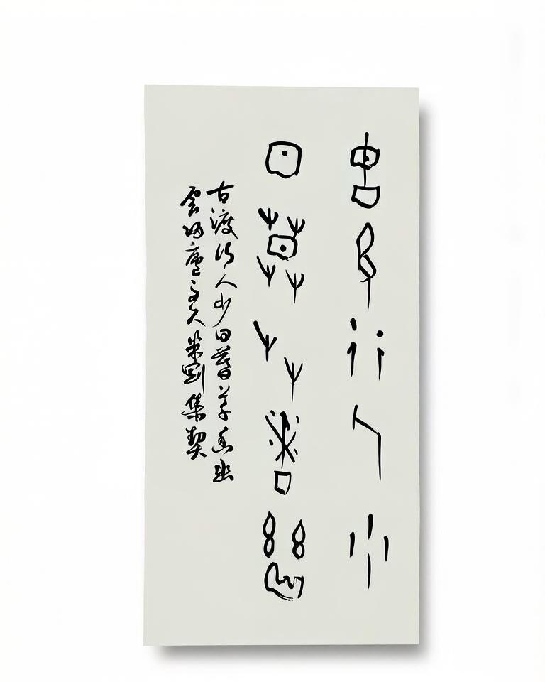 米刚甲骨文作品
