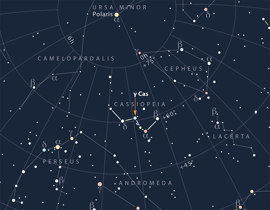 【XRISM高精度观测揭开亮星伽马仙后座五十年谜题】欧洲空间局近日发布消息称，借