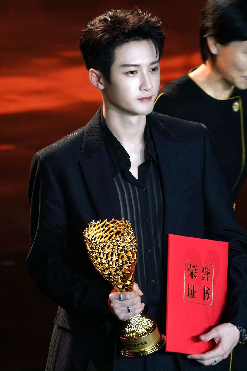 檀健次金树林绽放之夜新造型 [给你小心心] 檀健次滤镜  恭喜檀健次获得“年度最