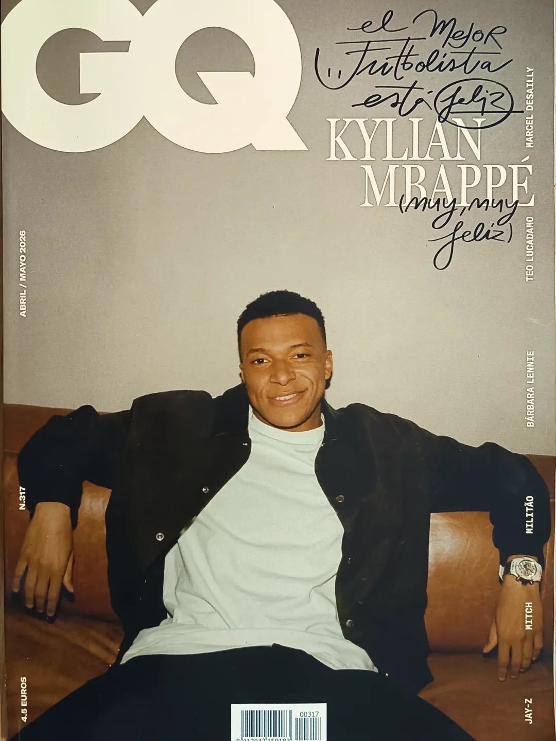 姆巴佩登上了西班牙《GQ》杂志：【始终保持不可预测性，始终做那个不可捉摸的自己。