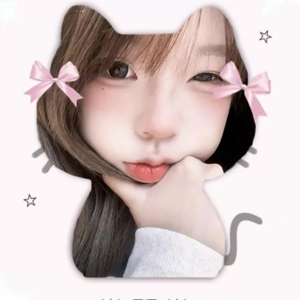 萌系少女，粉蝴蝶结，甜美可爱！