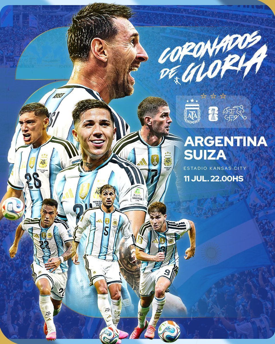 咱们的时间明天上午9:00⏰世界杯 1/4决赛⚽️阿根廷vs瑞士  ⚔️时间仁慈