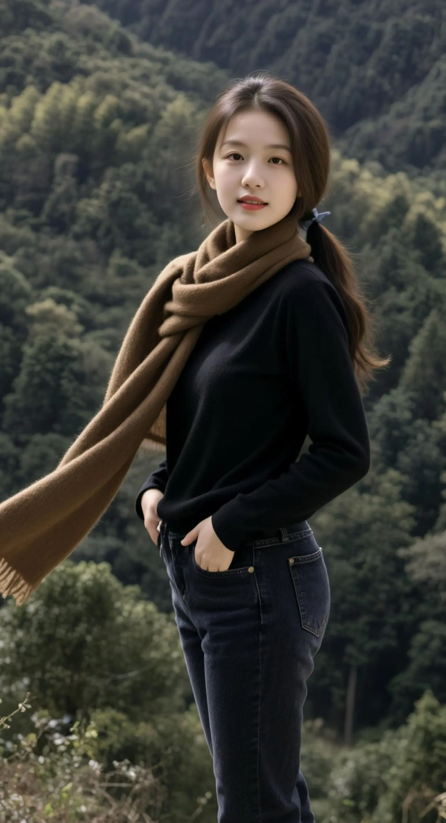 AI山林清新照 ai创作