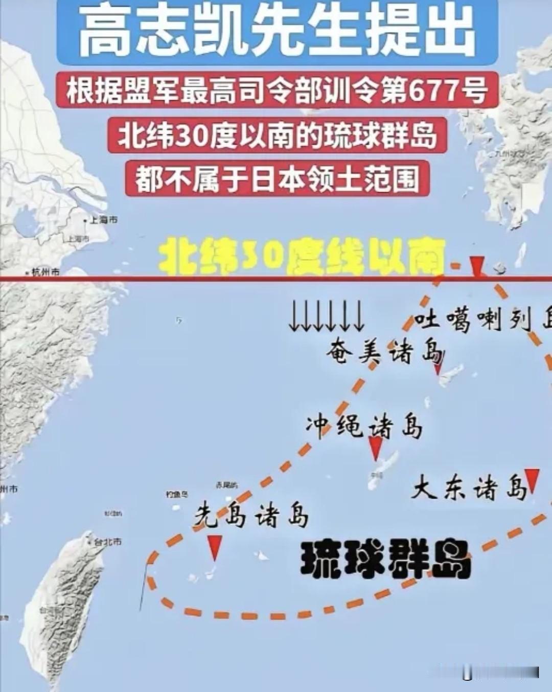 高志凯教授单枪匹马翻出二战旧训令，直接掐住日本领土主张的命门。
 
这张让日本坐
