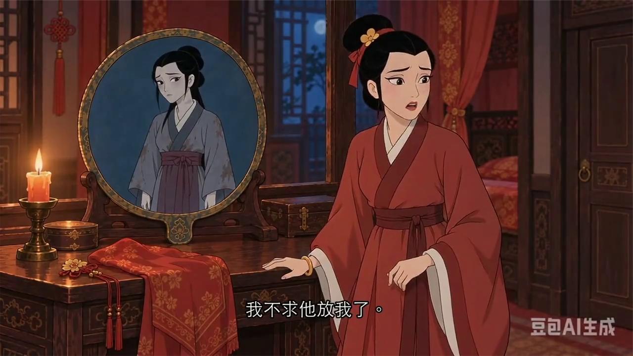 民间故事陪嫁镜下集来了婆婆拦住要杀我的丈夫，只因嫁妆还没到账