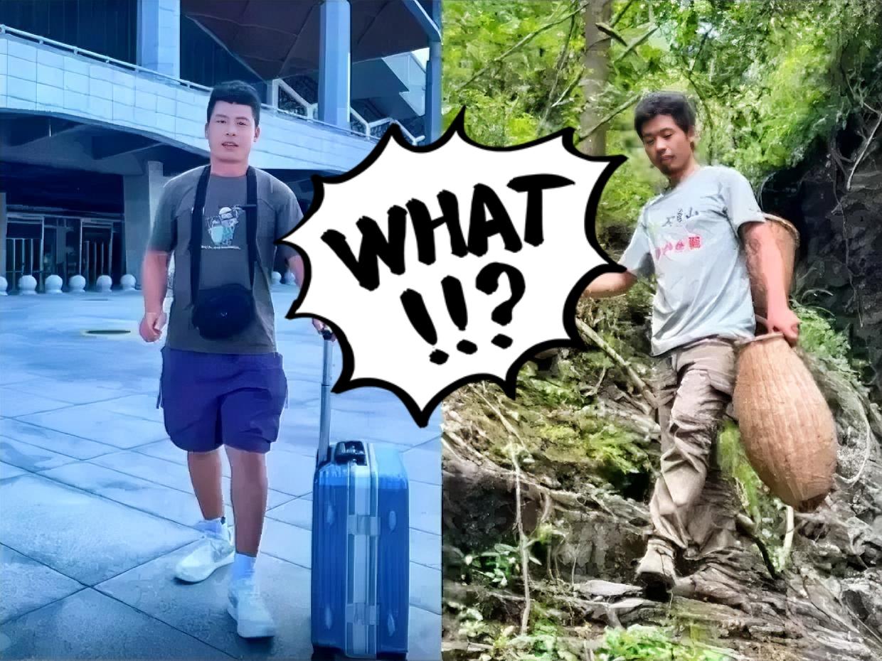 每顿吃老鼠，瘦了31斤！
90后男子荒野求生70天
拿到10万奖金谁能想到比赛里