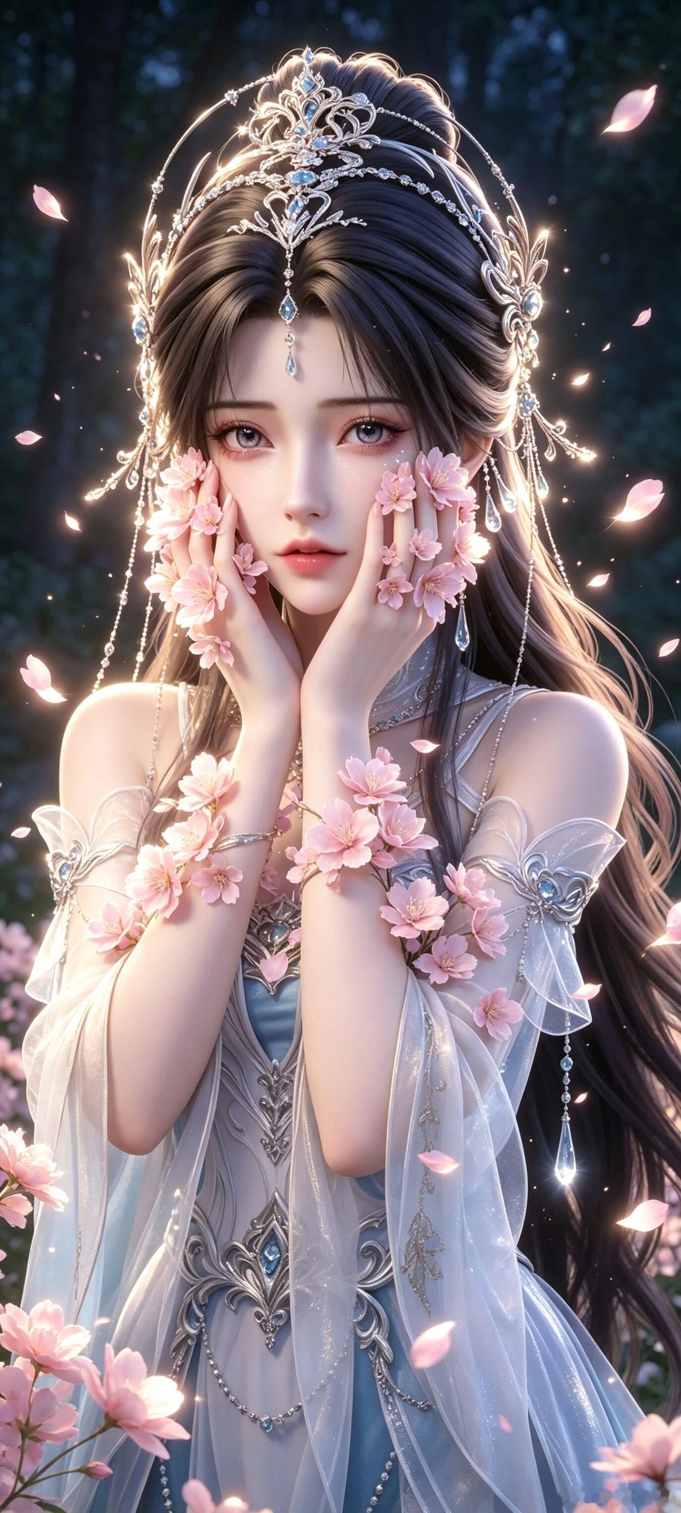 完美世界·清漪|花瓣漫落，清漪寄相思次元新星计划国漫动漫