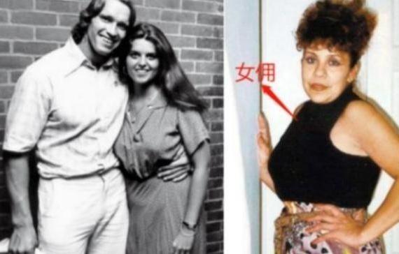 1996年，施瓦辛格喝醉了在家休息，看到35岁200斤的佣人在做家务，一时冲动抱