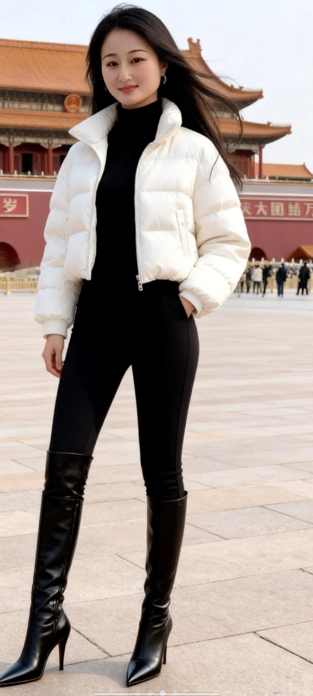 黑白穿搭无不良引导，谢谢平台给展现机会！
什么样的穿搭可以成为气质女神?