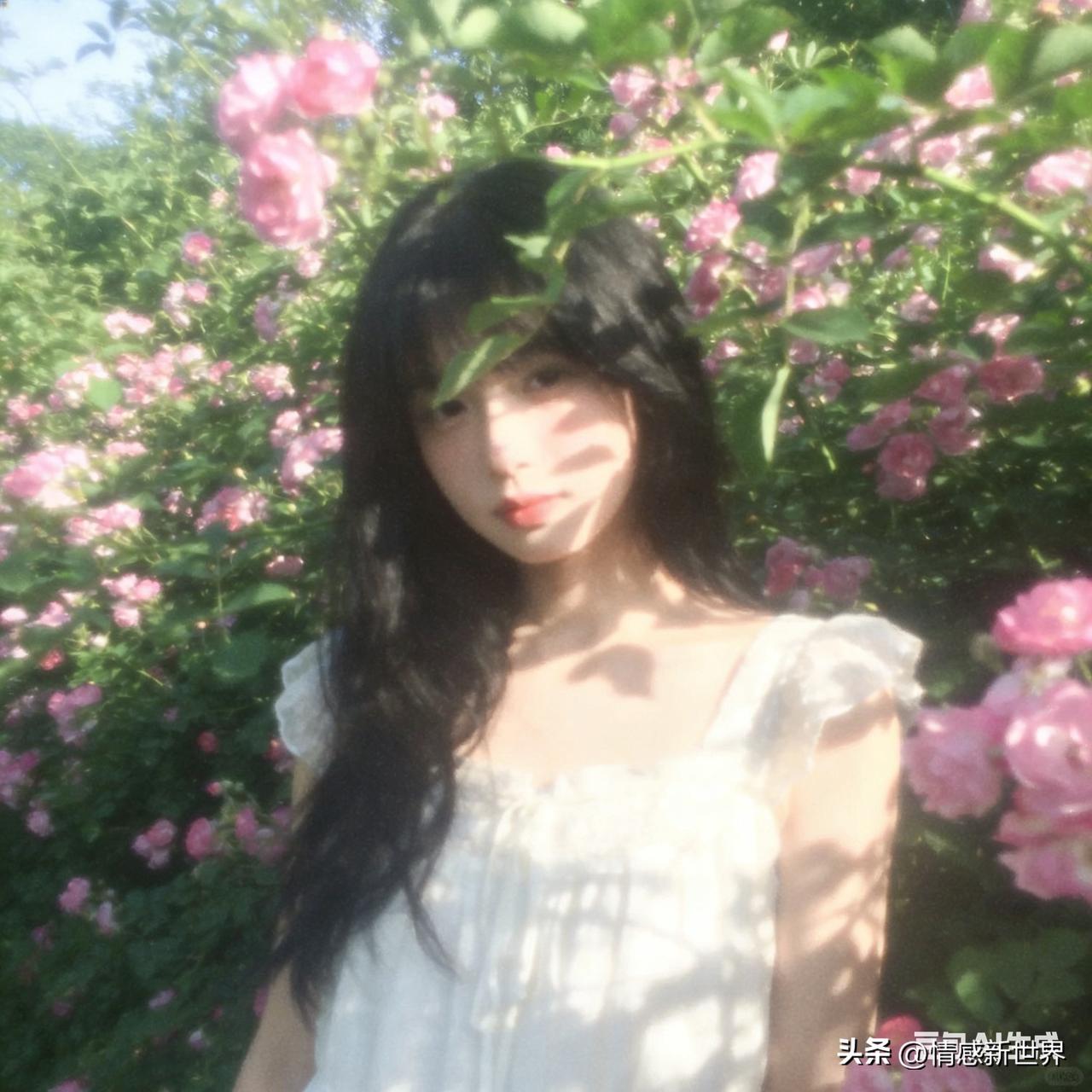 少女与花海，浪漫夏日时光花海少女感 花海少女图