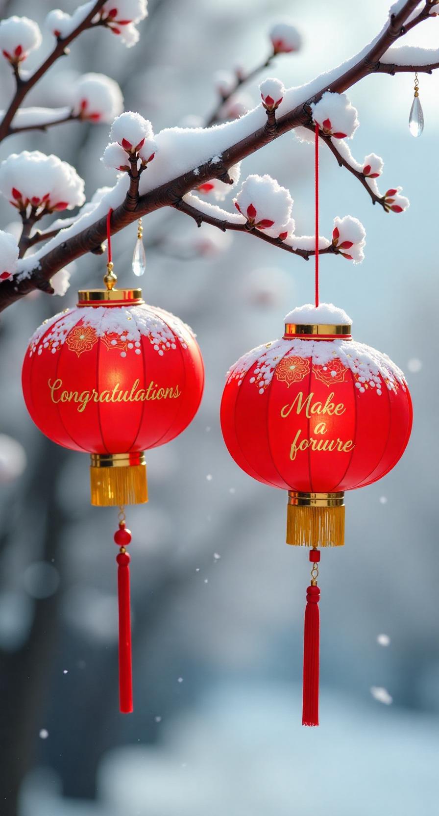 新年主题壁纸

  • 特点：融入新年元素，如烟花、灯笼、福字等，传递喜庆氛围。