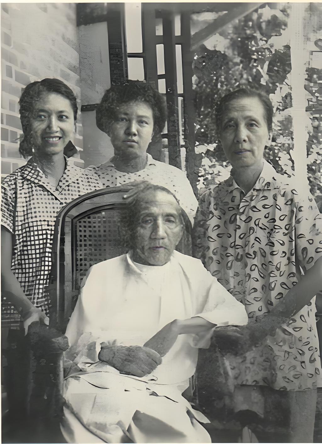 陈寅恪晚年，一张罕见的留影，这张照片拍摄于上世纪60年代初，地点是广州中山大学陈
