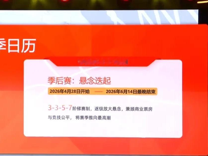 CBA新赛季将于12月12日揭幕季后赛实行3-3-5-7阶梯赛制最晚于26年6月