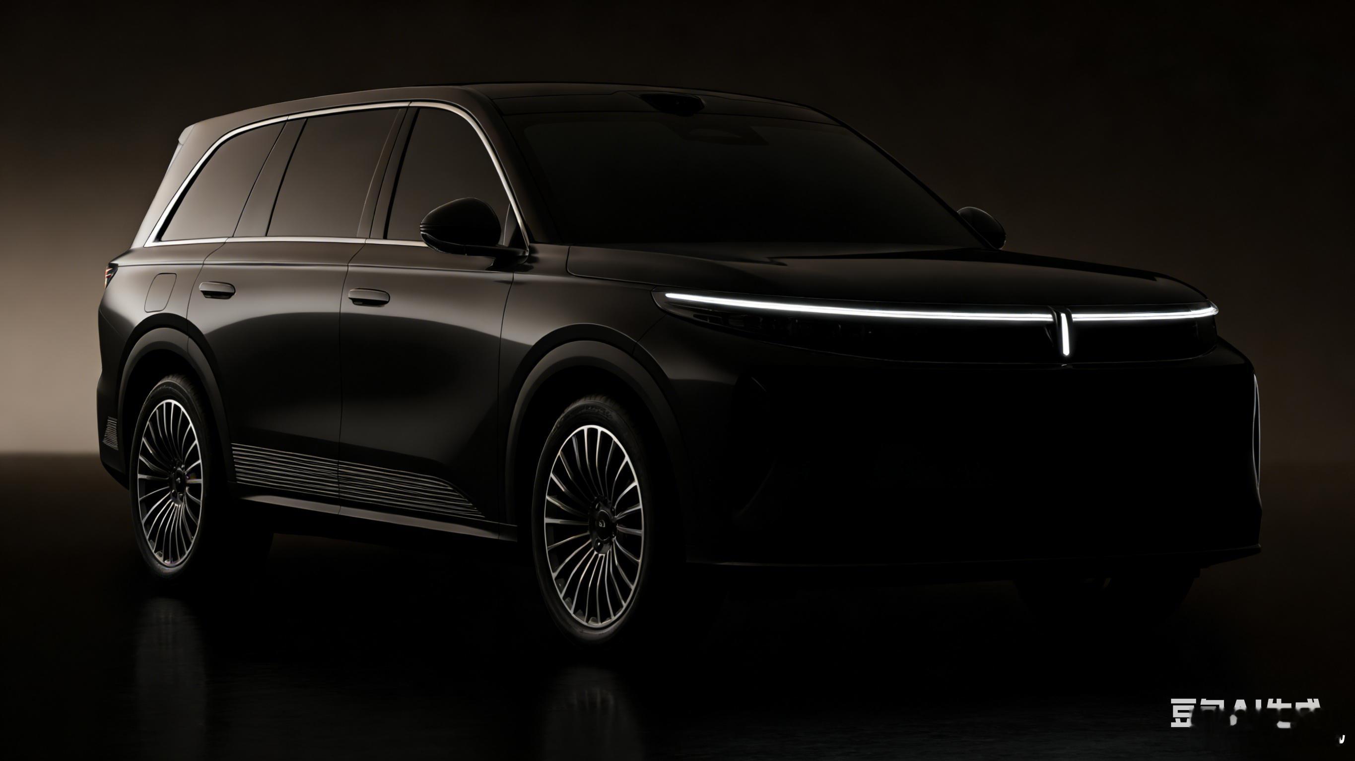 我用豆包、ChatGPT和元宝根据魏牌V9X官方渲染图画了一张假想图，3张里面有