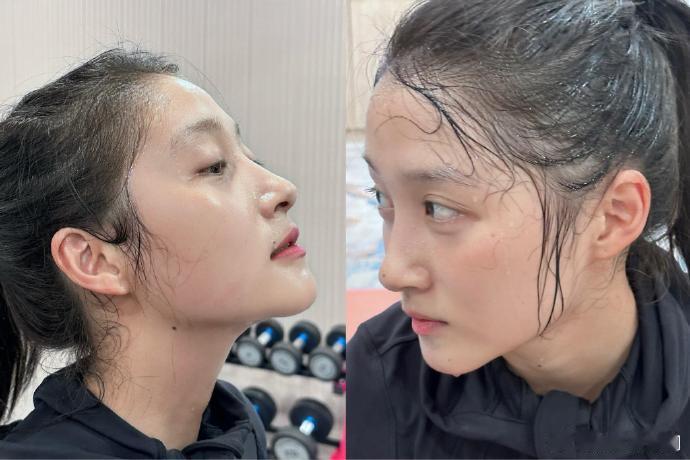 关晓彤下颌线关晓彤为了好身材真是拼了！吃减脂餐，坚持健身跑步，《耀眼》路透里那又