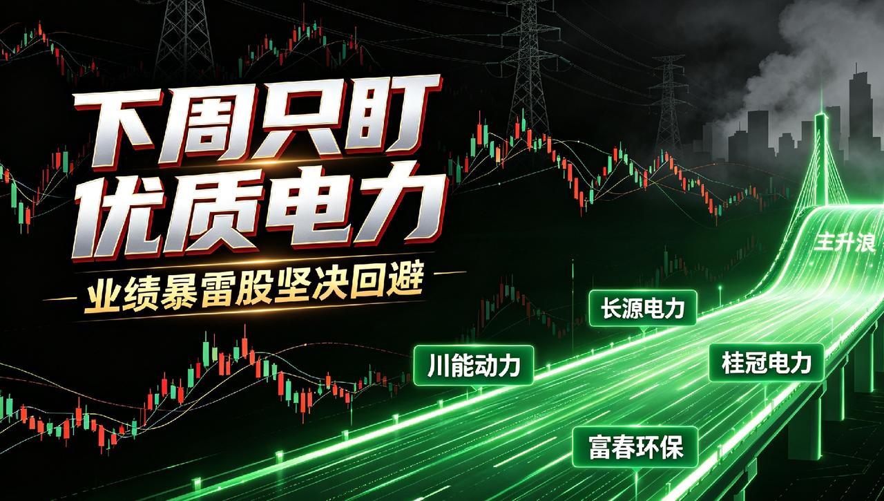 电力中报大洗牌！56家暴雷淘汰，下周只盯19家优质主线
 
风险提示：本文仅为市