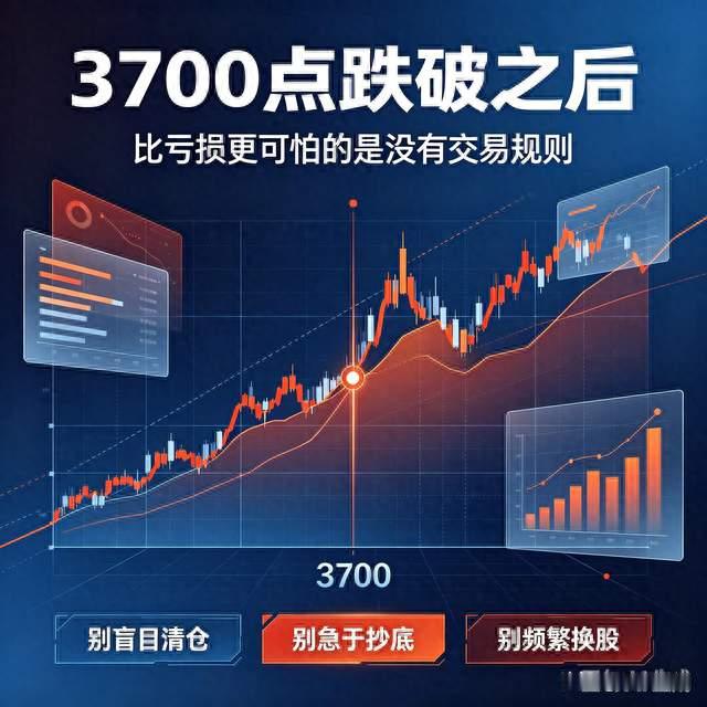 A股跌破3700点：最难受的不是亏钱，是不知道该怎么办了