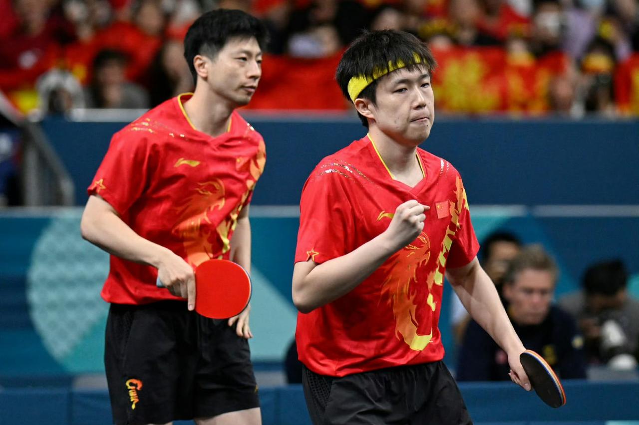 瑞典国王去看小莫打球了，小莫打得很棒，但中国国乒还是技高一筹，太棒了！

巴黎奥