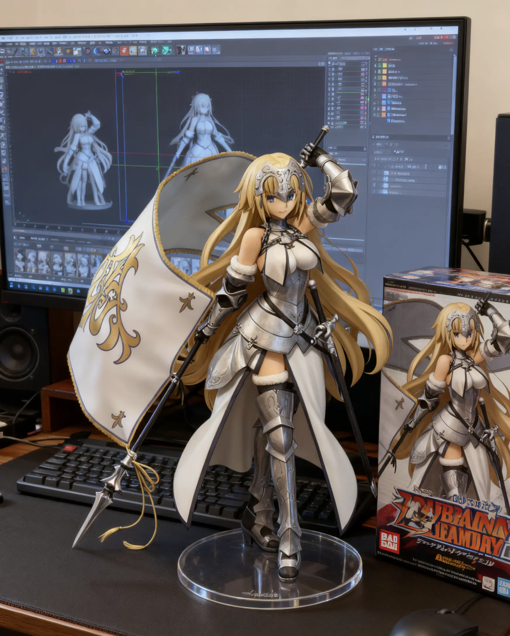 圣女贞德 fgo 手办 3d打印 fate